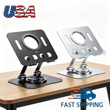 Black & Silver Slip-On Tablet Holder premium aluminum alloy For multiple devices picture