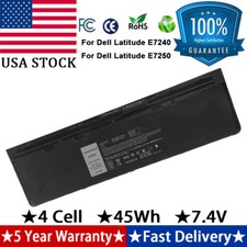 Replacement Laptop Battery for Dell Latitude E7240 E7250 7.4V 45Wh VFV59 GVD76 picture