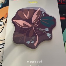 Z6N Heyday Artist Series Mouse Pad Floral Shape Allie Dettmann Design Purple New picture