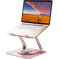 Laptop Stand for Desk,  Aluminium Alloy 360° Adjustable Ergonomic Riser for 10-1 picture