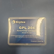 Krytox GPL 204 0.35oz. 10g Lube Mechanical Keyboards Bearings Valves New Sealed picture
