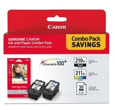 Canon 2973B004 (PGI-210XL/CL-211XL) ChromaLife100+ High-Yield Ink/Paper Combo picture