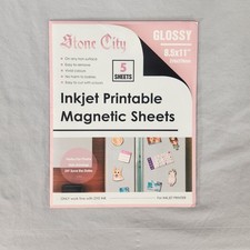 Stone City Printable Magnetic Sheets Glossy Magnet Photo Paper 8.5x11 Inkjet picture