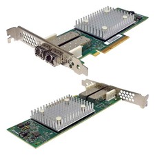 Fujitsu QLE2692-F BK3210407-35 Dual Port 16Gb FC HBA PCIe x8 3.0 FP 2x Mini GBIC picture