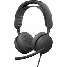 Logitech Zone Wired Headset w/ Hybrid ANC USB-C with USB-A Graphite 981-001611 picture