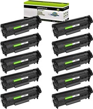 GREENCYCLE Q2612X Toner Lot Fits For HP LaserJet M1005 M1319MFP 3015 3020 3030 picture