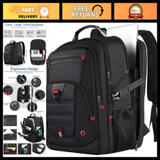 Extra Large 52L Travel Backpack for Men & Women - Fits 17.3