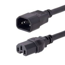 StarTech H1415-10F-POWER-CORD 10ft (3m) Heavy Duty Extension Cord IEC C14 to IEC picture