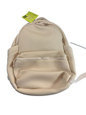 All in Motion 14L Faux Neoprene Backpack Cream Water Repellent Fits 16