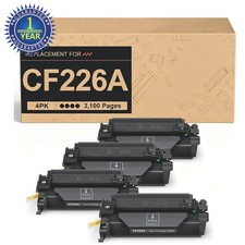 4PK CF226A Toner Cartridge for HP 26A LaserJet Pro M402n M402dn M426dn M426fdw picture