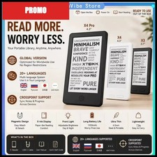 XTEINK X4 Pro E-Ink E-Reader 4.3in Screen 16GB Wi-Fi Magnetic Light Pocket picture