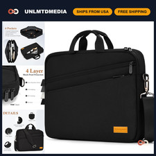 15-16 Inch Laptop Shoulder Bag, Computer Carrying Case, Waterproof, Lightweight picture
