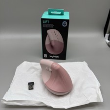 Logitech Right Handed Lift Wireless Vertical Mouse - Rose - Open Box picture