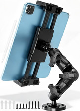 Heavy Duty Drill Base Tablet Mount for Truck Dashboard - Permanent Screw down Ip picture