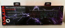 LVLUP LU734 Pro Gaming Keyboard – LED Backlit Wired USB – NEW/Unopened lighted picture