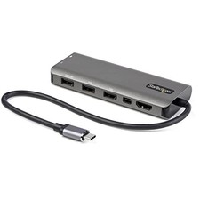 StarTech 6-in-1 USB-C Mini Dock with HDMI or Mini DisplayPort 4K 60Hz, 85W picture