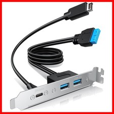 Plug and Play USB-C Front Panel Adapter with 20Gbps Speed for Easy Installation picture