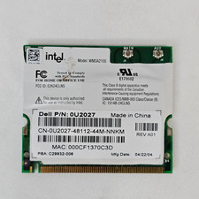 Intel Pro/Wireless WM3A2100 802.11b Mini PCI WiFi Wireless - Genuine Dell U2027 picture