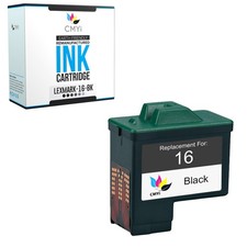 1-Pack Replacement Lexmark 16 Black Ink Cartridge for X Series X1100 X1240 X2230 picture