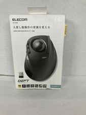 Elecom Deft M-DT1DR Black High Quality Portable Gaming Wireless Trackball Mouse picture