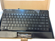 Perixx PERIBOARD-505H Wired Mini Keyboard with Built-in Trackball (NEW) picture