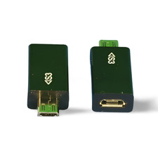 USB Micro 11 Pin Male to USB Micro 5 Pin Female Adapter - Black picture