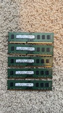Lot of 5 Samsung 8GB 2Rx8 DDR3-1600 PC3-12800U RAM M378B1G73QH0-CK0 (5x8GB) picture
