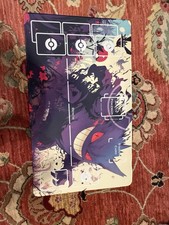 Pokemon TCG Playmat Gengar Ghost PurpleCustom Board Mat Trading Card Game picture