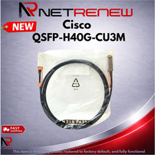 NEW Cisco QSFP-H40G-CU3M  40GBASE QSFP+ 3 Meter Direct Attach Copper Cable picture