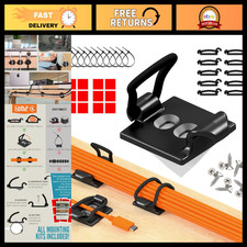 10-Pack Adjustable Elastic Cable Clips - Wire Management Organizer for Home Offi picture