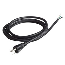 6Ft 16 Gauge 3 Prong Heavy Duty AC Appliance Replacement Cord Open End 13A picture