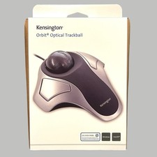 Kensington K64327 Ergonomic Orbit Optical Trackball Mouse K64327WW Silver Black picture