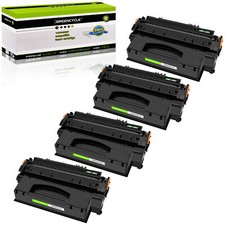 4PK Q7553X 53X Toner Cartridge Compatible with HP LaserJet P2015N P2015DN P2015X picture