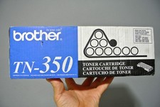 Genuine Brother TN-350 Laser Toner Cartridge Black New, Sealed picture