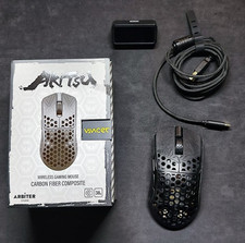 Arbiter Studio AKITSU Carbon Fiber 8K Wireless Gaming Mouse 38g PAW3395 USED picture