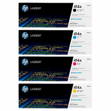 HP 414A W2020A W2021A W2022A W2023A CMYK 4 Pack Toner Cartridge Set picture