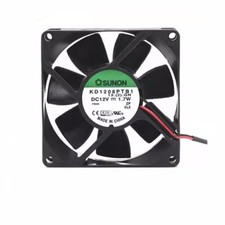 SUNON KD1208PTB1 8025 DC12V 1.7W 80*80*25MM 2-wire silent cooling fan picture