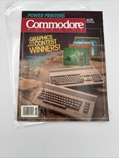 Commodore Magazine June 1988 Vol. Graphics Contest Winners C64 & Amiga Retro Vi picture