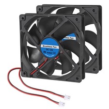 2Pcs DC 12V 12025 Cooling Fan 120x120x25mm 12cm 120mm Computer Case Fan DC 12V picture