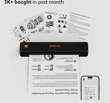 Rongta F11 Portable Thermal Mobile Printer, Bluetooth/USB, A4 & Letter picture