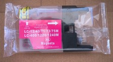 Unbrande New Ink Cartridge MAGENTA Brother LC-12/40/71/73/75M LC-400/1220/1240M picture