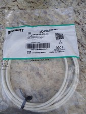 LOT OF 10 PANDUIT UTP CAT6 PATCH CORD UTP28SP6NL/N 6 FEET WHITE  picture