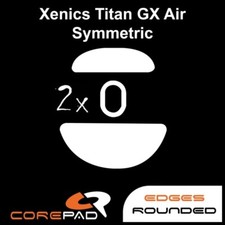 Corepad Skatez Xenics titanium GX air symmetric mouse feet mouse glider PTFE Teflon picture