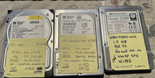 Western Digital IDE Hard Drives 40GB 4.3GB 1.2GB WD400 WD43AA WDAC21200 All GOOD picture