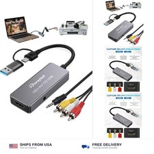 VHS to Digital Converter, Video Capture Card for VHS/DVD/HI9/AV/Wii, RCA to U... picture