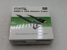 Plugable HDMI To VGA Adapter, 6ft (1.8m) Converter Cable picture