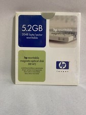 HP 88147J 5.2 GB Rewritable 2048 B/S MO Optical Disk - Media, New sealed picture