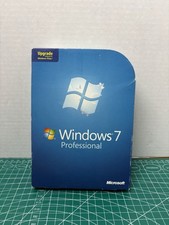 Microsoft Windows 7 Professional Upgrade 32/64 Bit DVD Retail Box Vista With Key picture