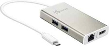 j5create USB C Hub Adapter Cable 4-in-1 USB Type C to USB 3.0 JCH343US picture