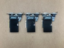 Lot of 3 MSI NVIDIA GeForce GT 710 1GB DDR3 Graphics Card picture